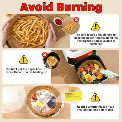 Air Fryer Liners™ | Premium Non-Stick Disposable Paper