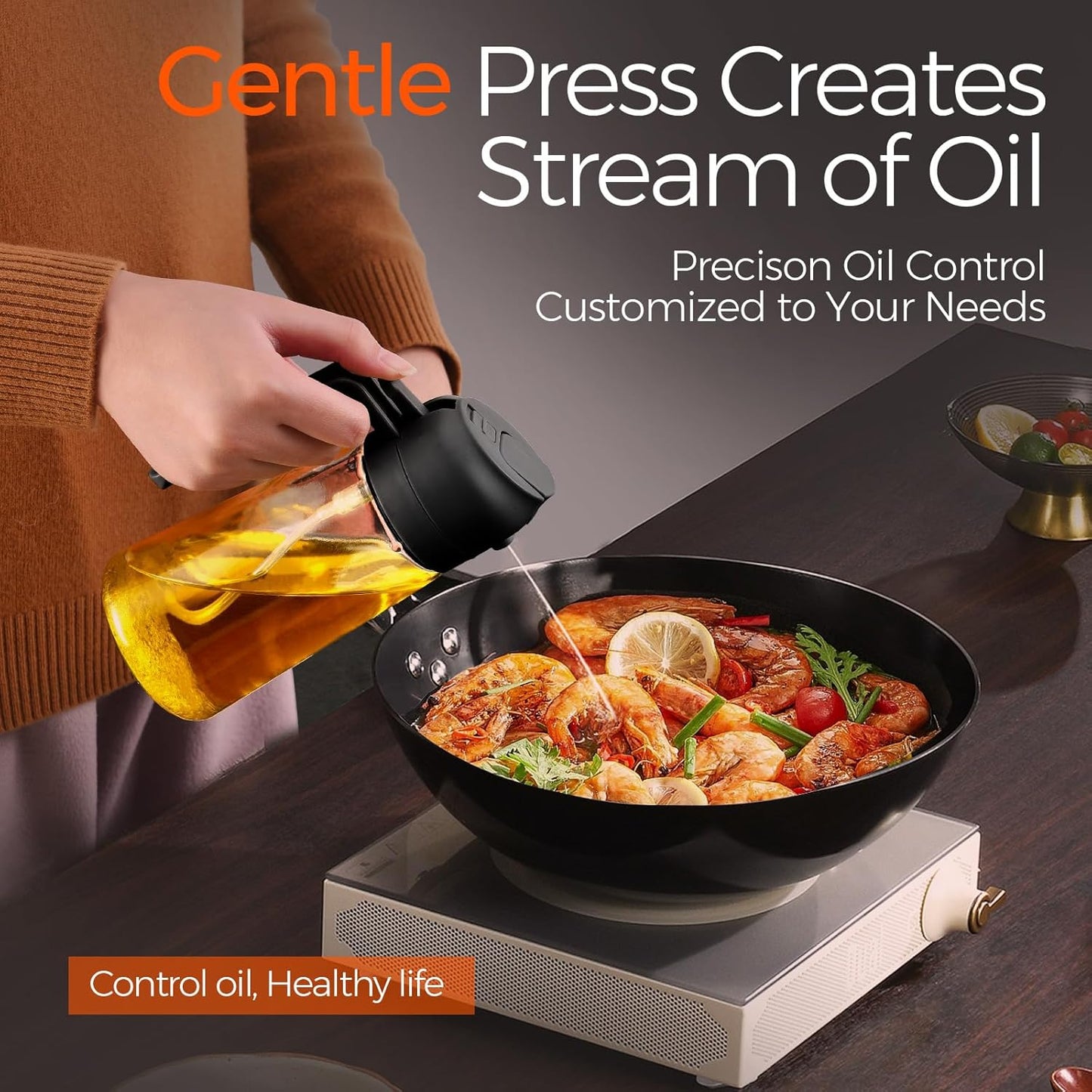 2-in-1 Oil Sprayer & Dispenser