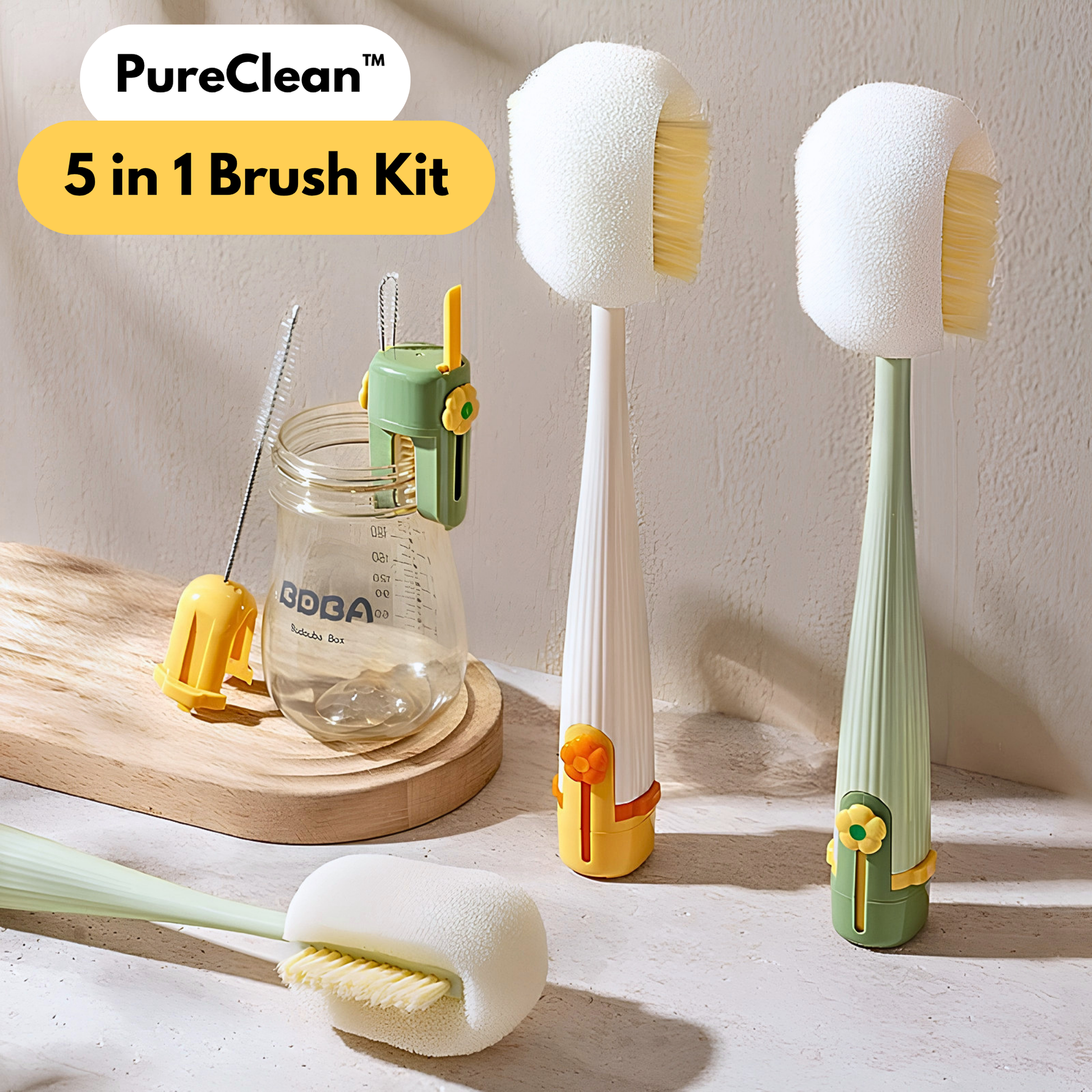 PureClean™ 5 in 1 Brush Kit