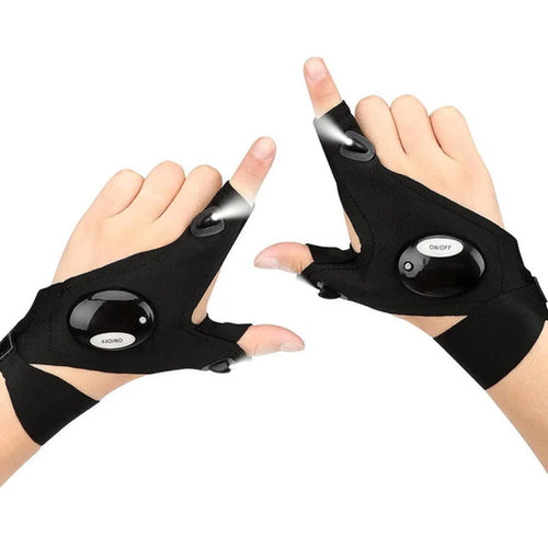 Fingerless Glove LED Flashlight