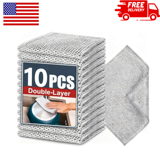 Double Layer Steel Wire Cleaning Cloth